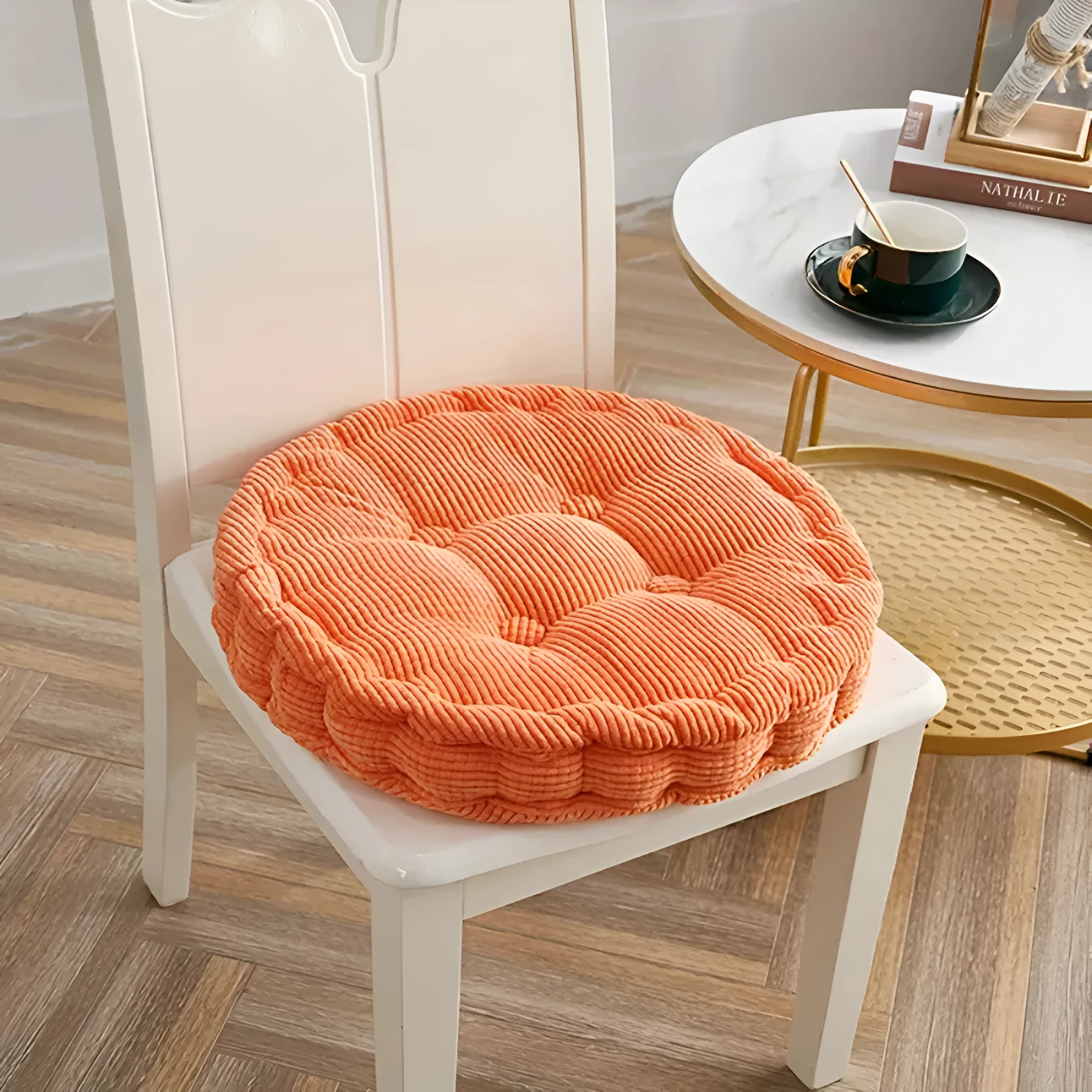 Stackable Corduroy Chair Cushions by Casa & Beyond