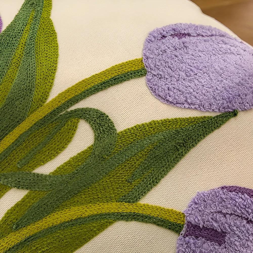 Blooming Tulip Cushion Cover by Casa & Beyond