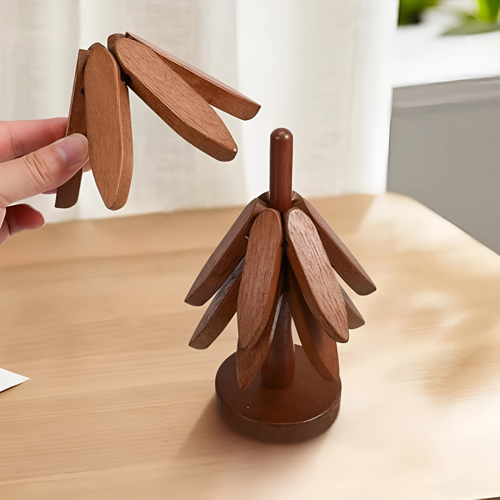Foldable Wooden Trivets | 3 Pcs Set by Casa & Beyond
