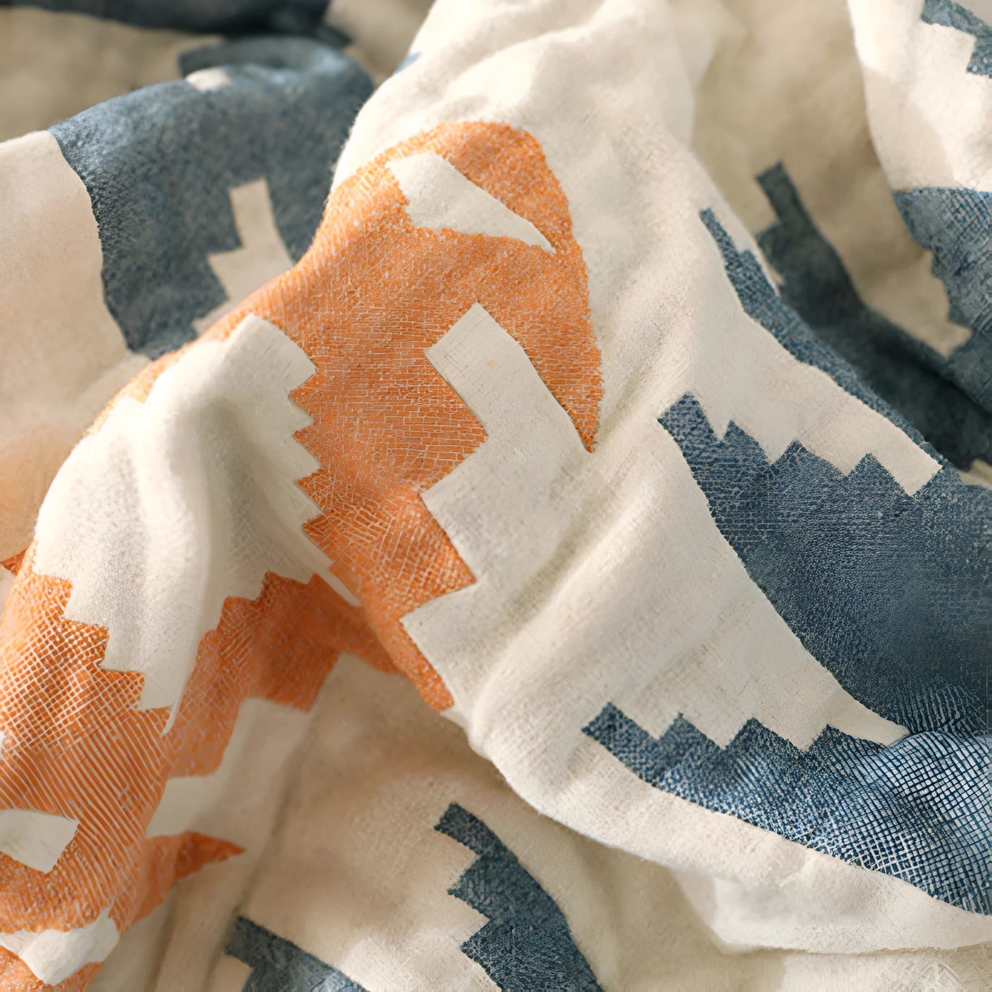 Reversible Geometric Blanket Sofa Cover by Casa & Beyond