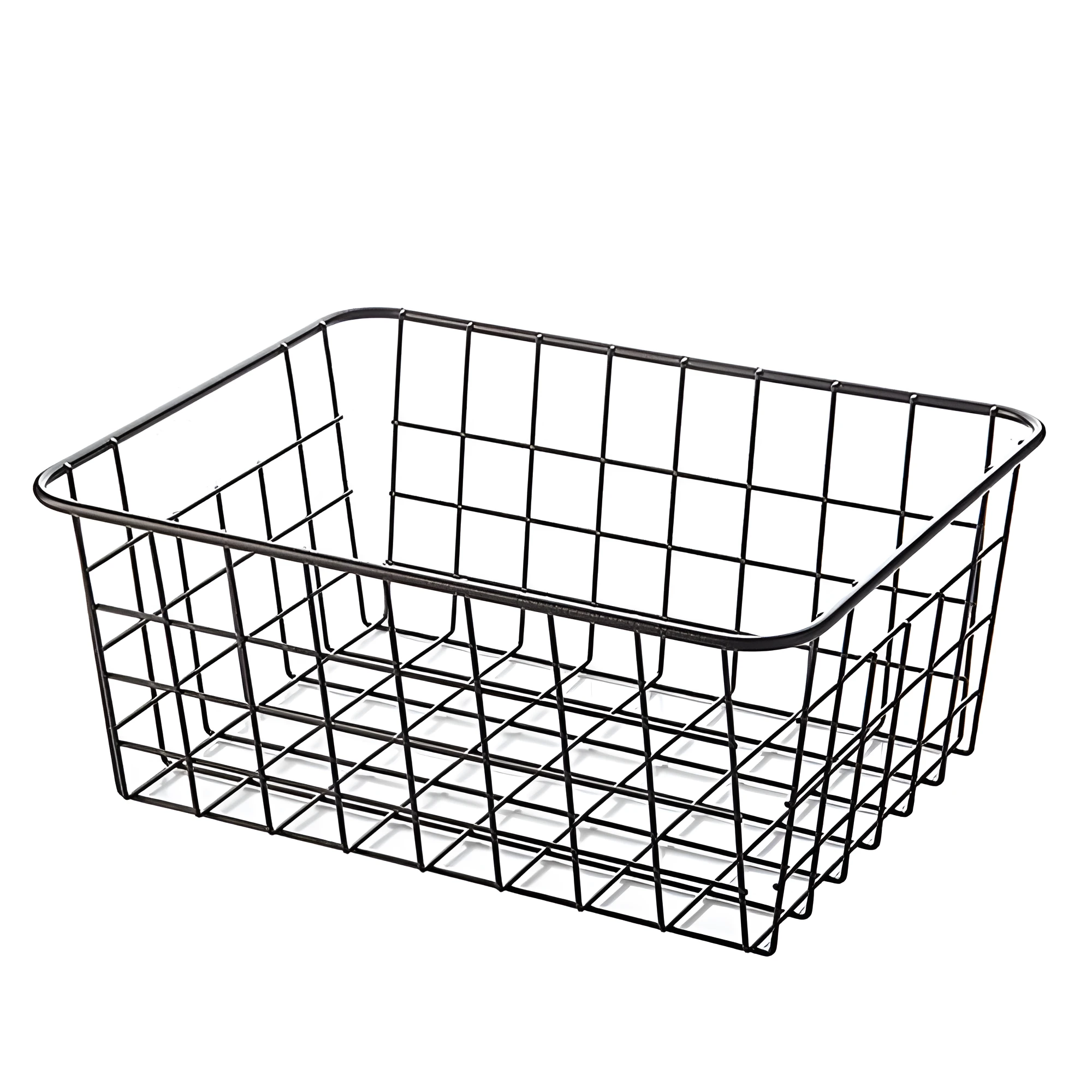 Sleek Wire Organizer Storage Basket by Casa & Beyond