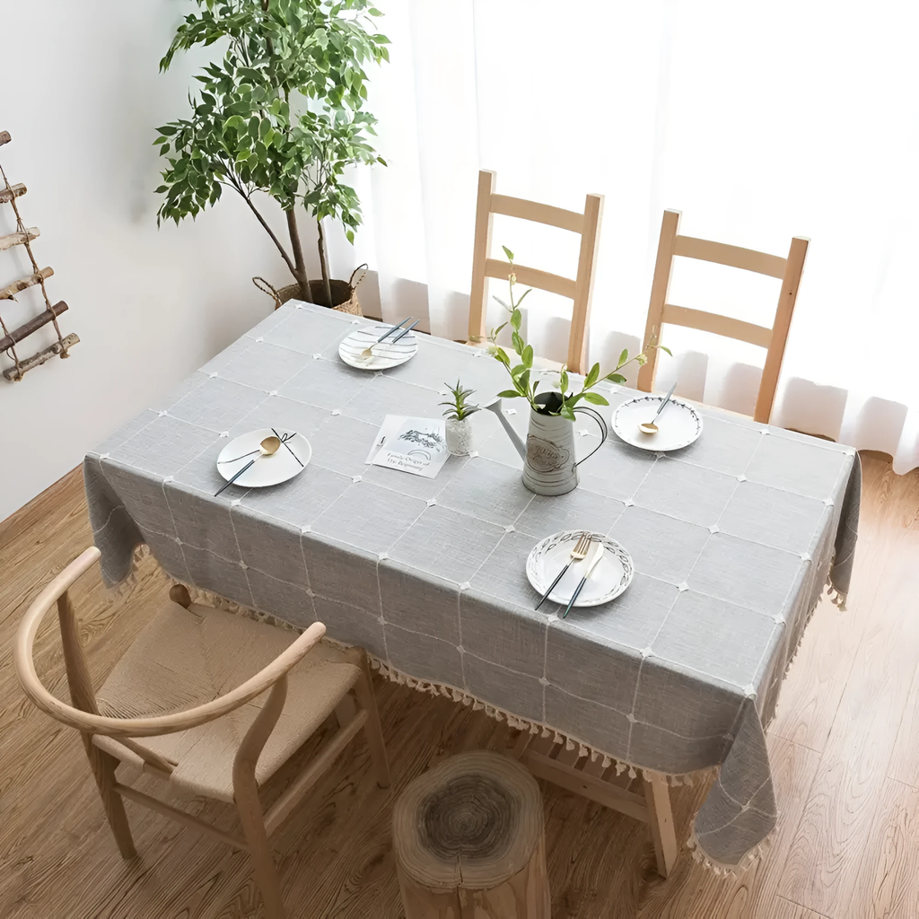 Pastoral Plaid Tablecloth by Casa & Beyond