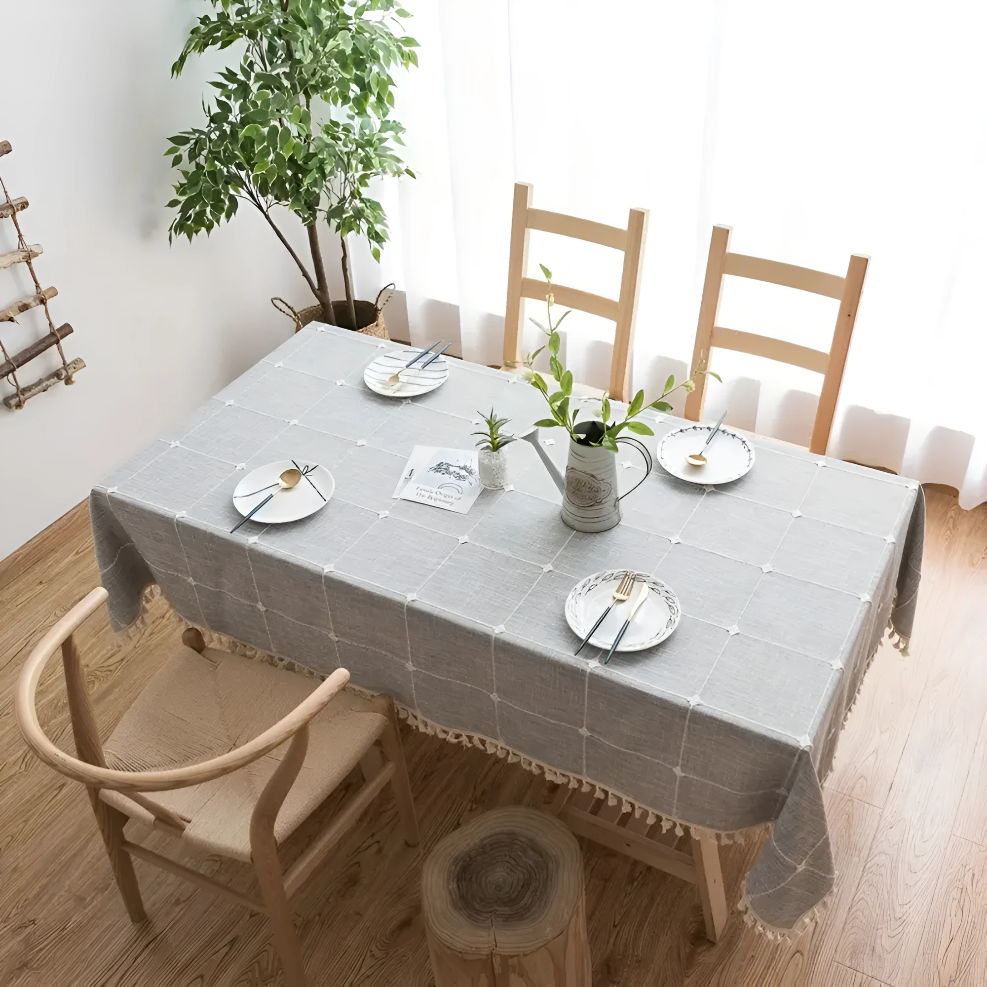Pastoral Plaid Tablecloth by Casa & Beyond
