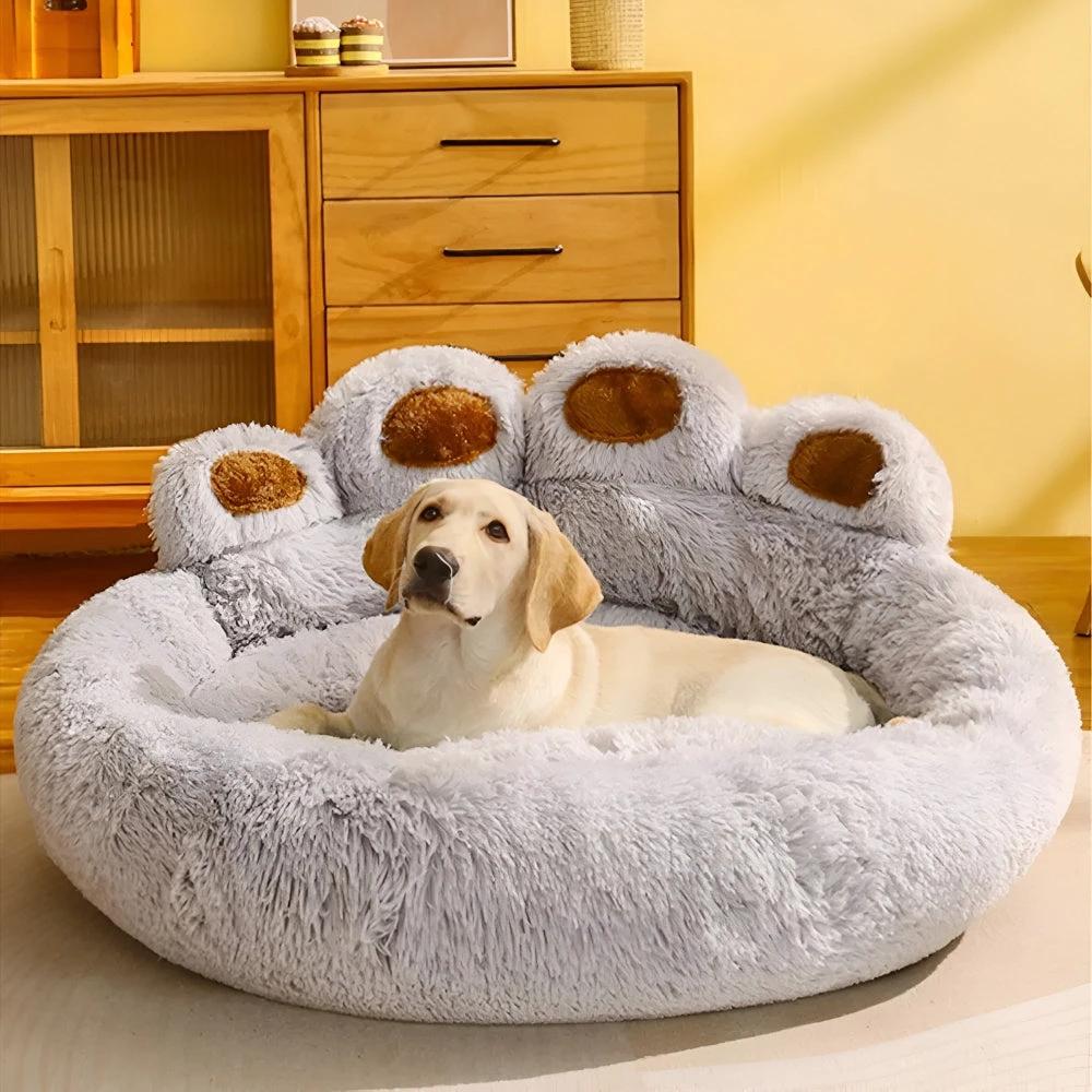 Furry Paw-Shaped Pet Bed by Casa & Beyond