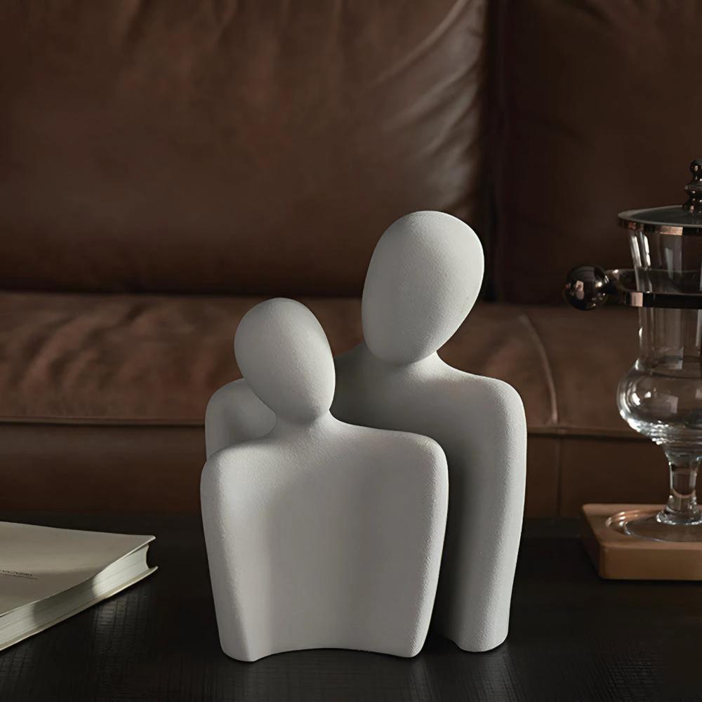 Romantic Couple Ceramic Sculpture by Casa & Beyond