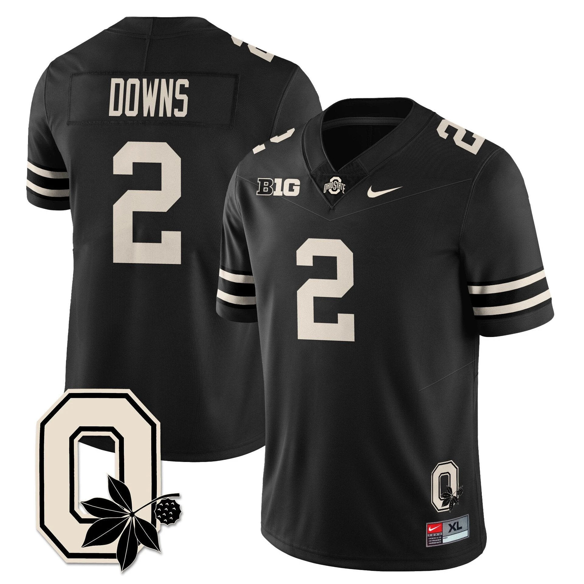Caleb Downs Jersey #2 Ohio State Buckeyes 2025 Vapor Limited Stitched Black by My Store NCAA Football Jerseys