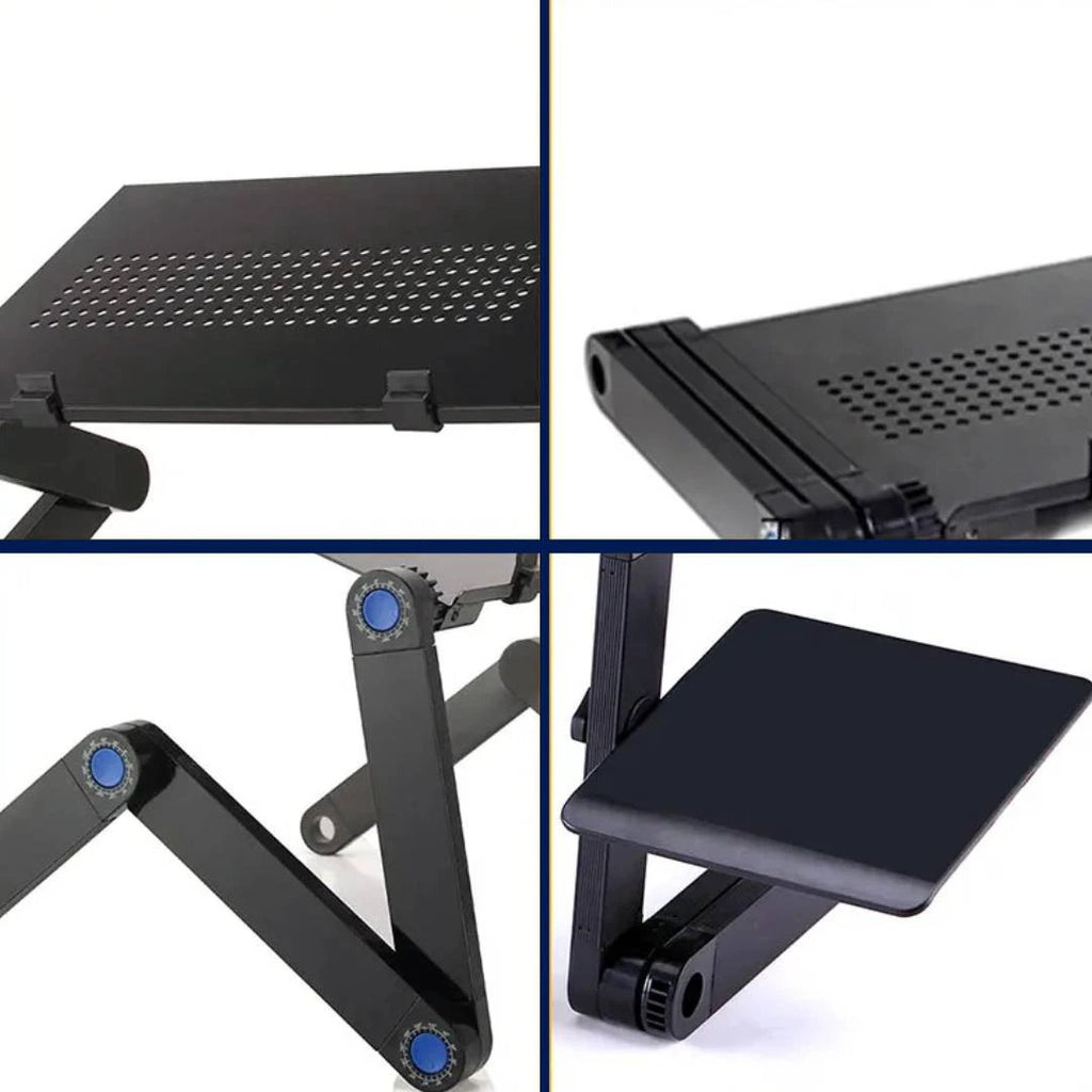 ErgoElevate Adjustable Laptop Stand | for Bed - Couch - Desk - Cooling Function for Comfort and Productivity Bowlift by Bowlift