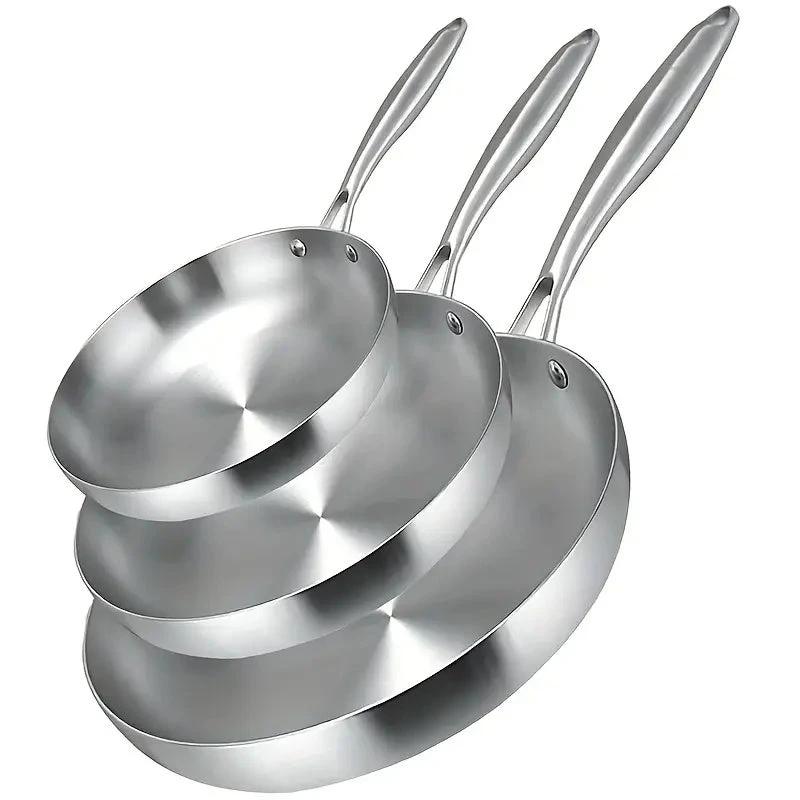 Stainless Steel Frying Pan by Casa & Beyond