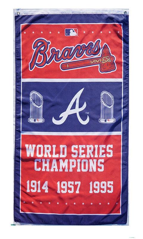 Atlanta Braves Flag-3x5FT Banner-100% polyester by flagsshop