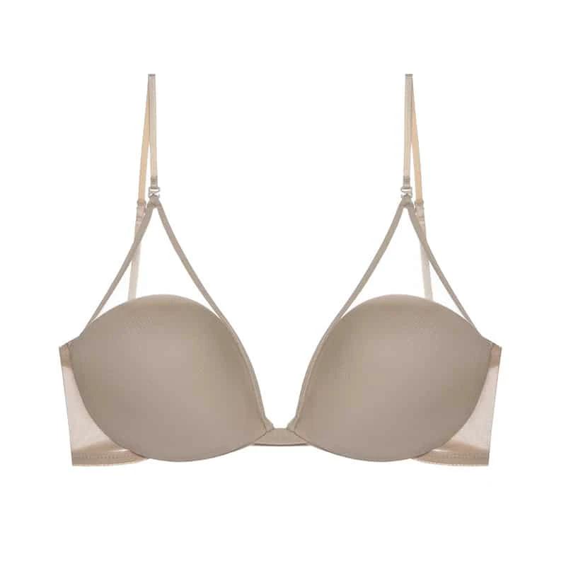 Breezy 2.0 - Backless Bra with Transparent Tulle by BowLift