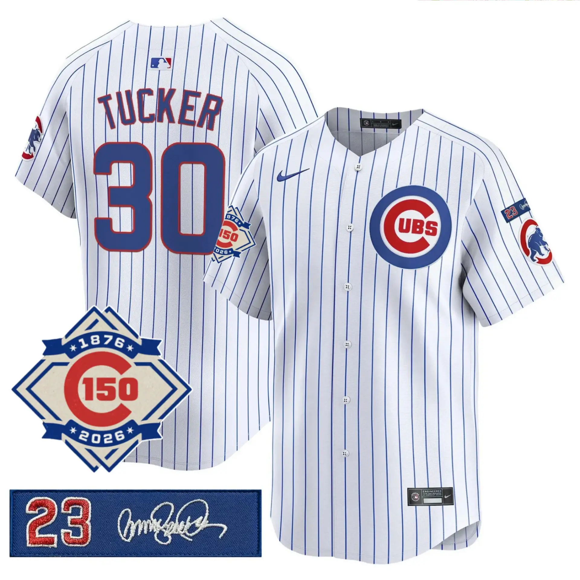 CHC Limited Jersey - 150th Anniversary & 'Ryno' Tribute Patch - All Stitched by Chicago Cubs