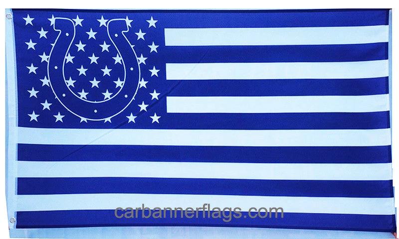 Indianapolis Colts Flag-3x5FT NFL Banner-100% polyester- super bowl by flagsshop
