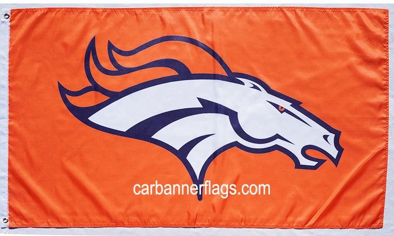 Denver Broncos Flag-3x5FT NFL Bronco Flag Banner-100% polyester-super bowl by flagsshop