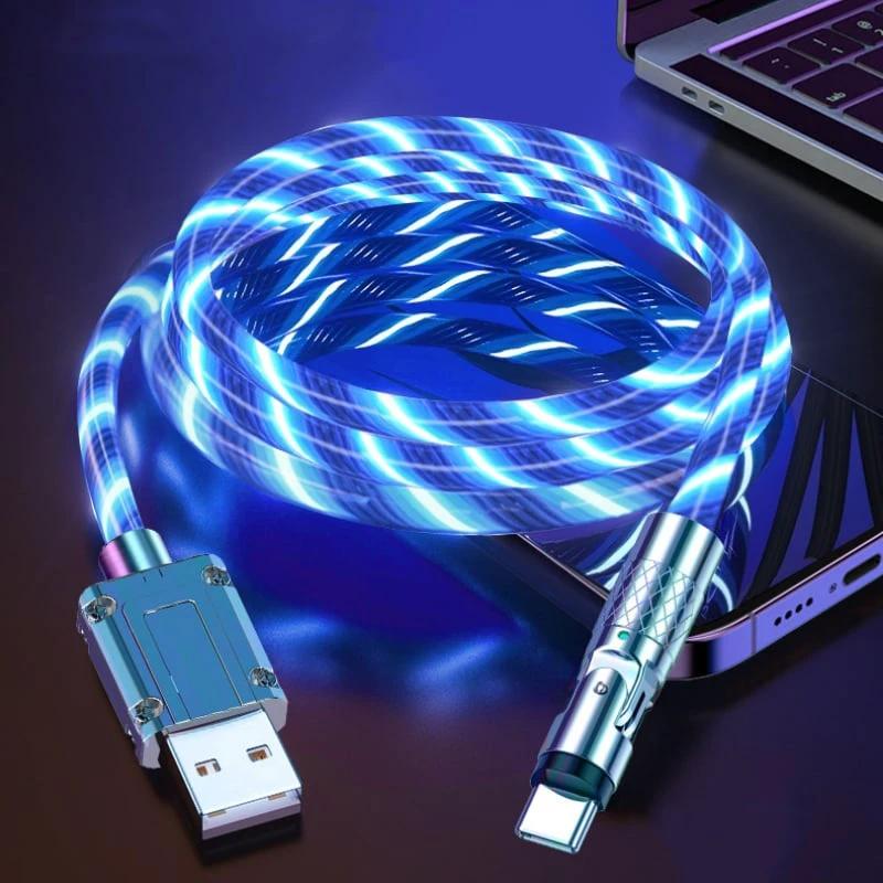Magnetic Charging Cable | 540° Rotating Connector | Fast Charge with LED Glow by BowLift