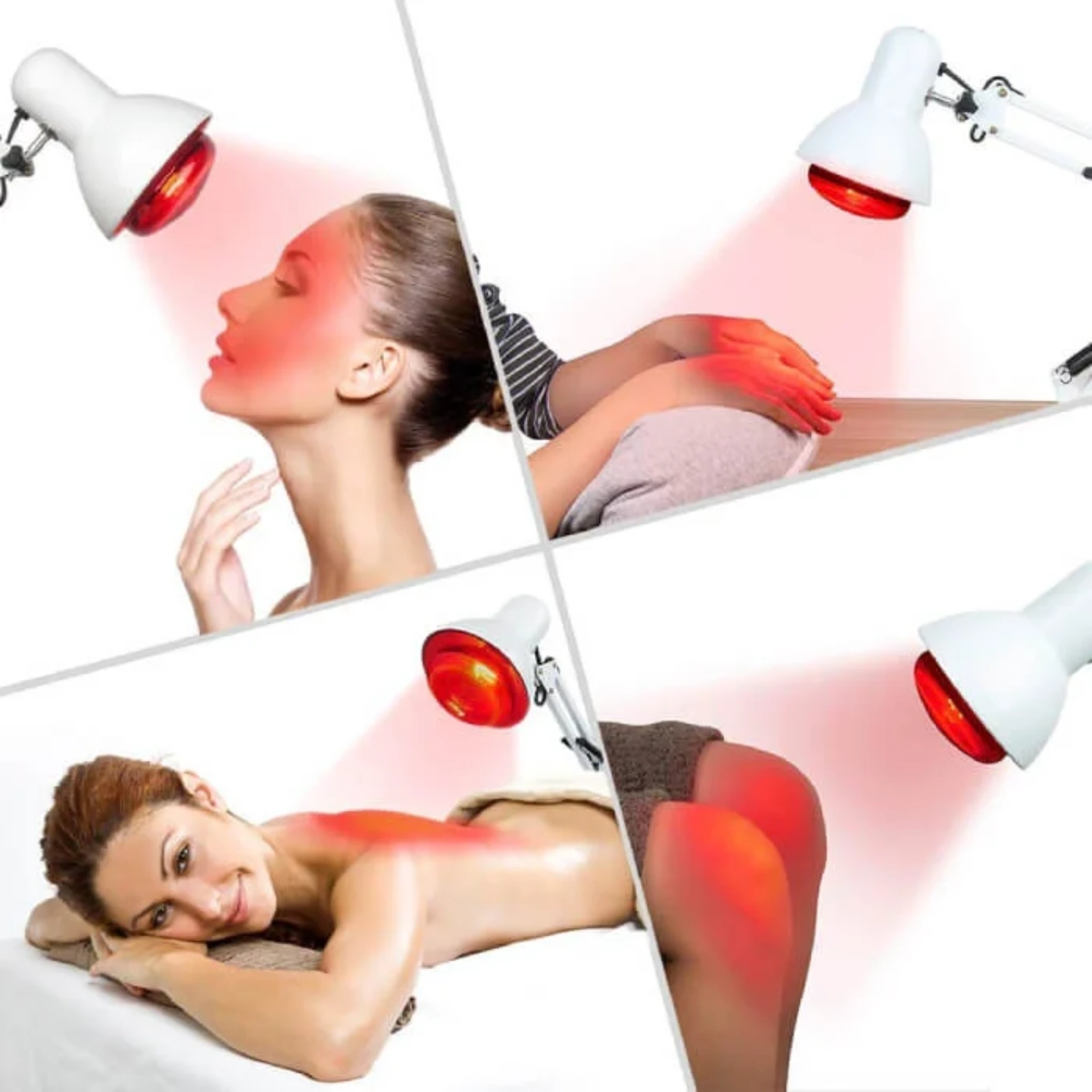 Red Light Therapy Lamp for Skin - Infrared Heating with Tripod Stand by BowLift