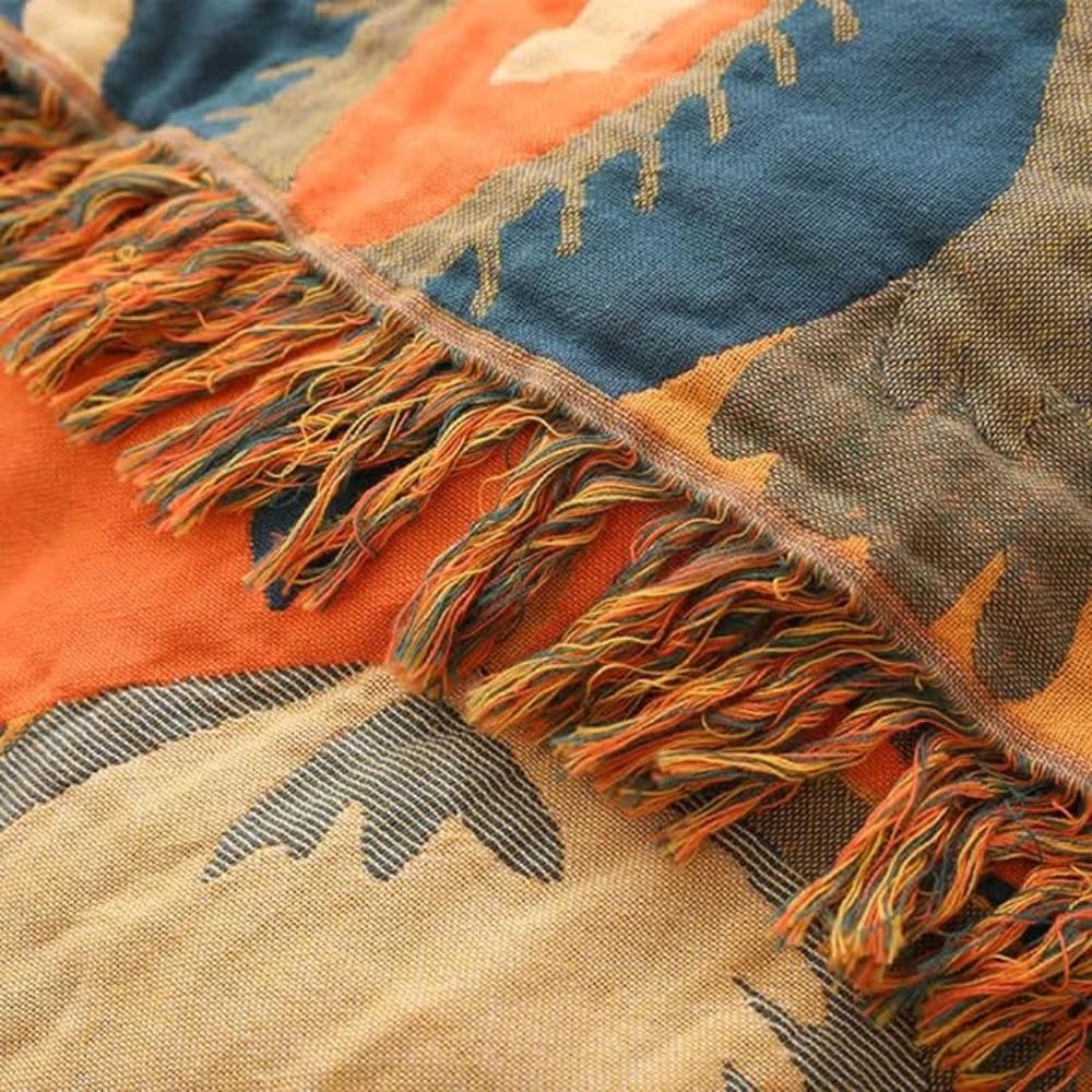 Wildflower Bloom Cotton Throw by Casa & Beyond