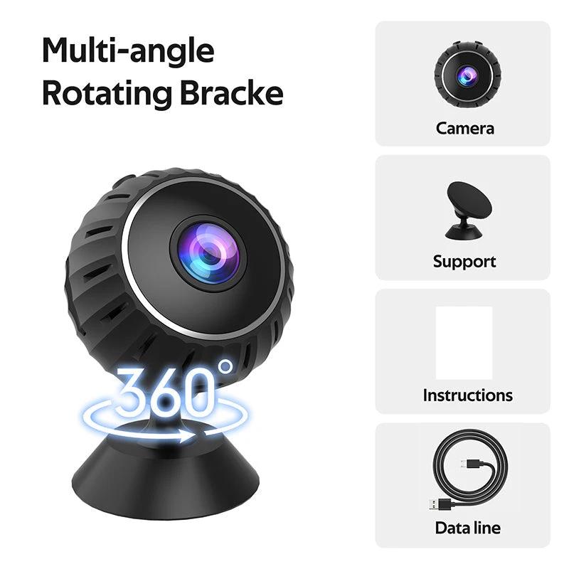 Mini Motion Detection Wireless Night Vision HD Security Camera by BowLift