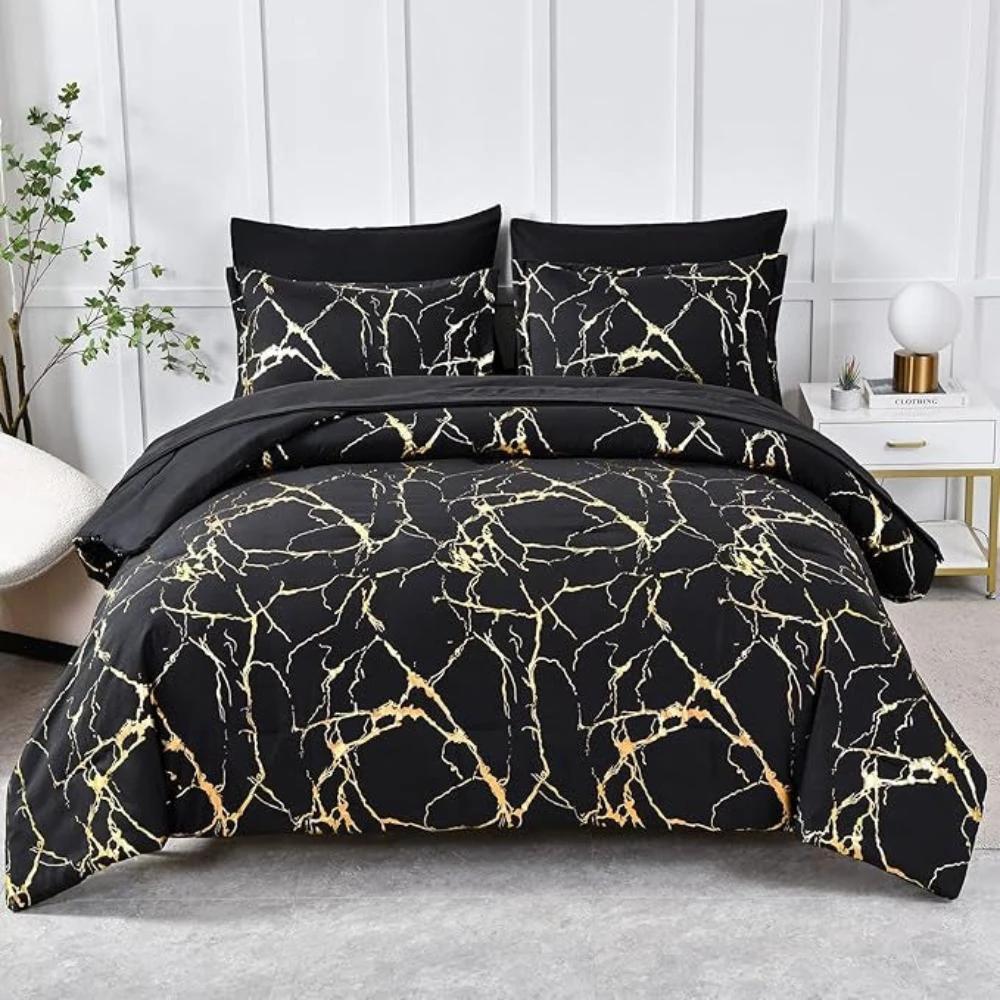 Lux Marble Premium Duvet Cover Set by Casa & Beyond