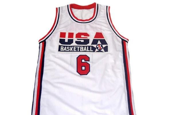 Derrick Coleman Jersey #6 Team USA Basketball White by My store basketball