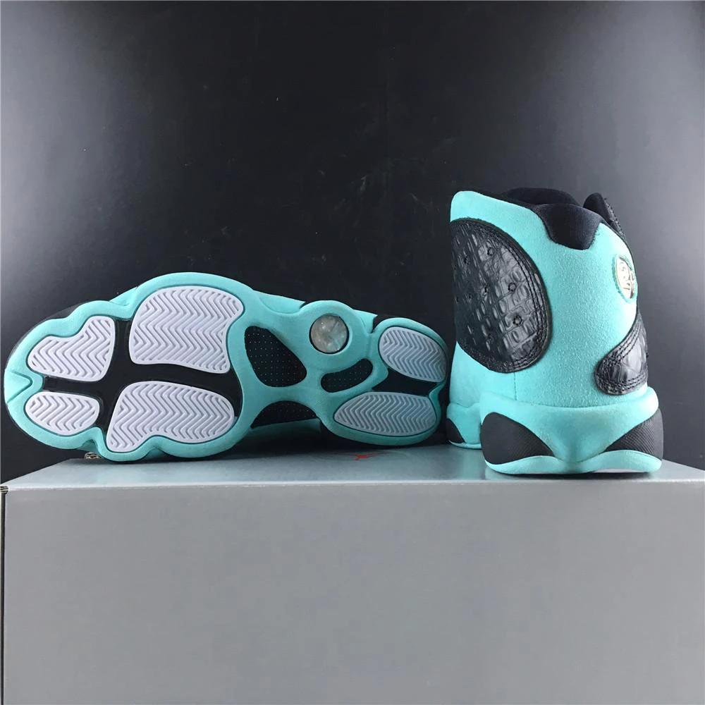 Air Jordan 13 Retro Black Island Green by Air Jordan