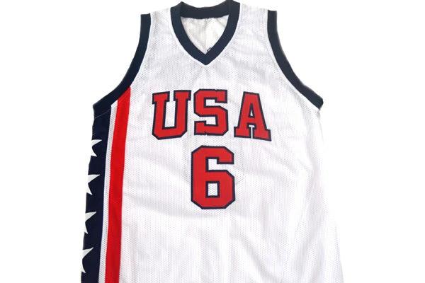 Tracy McGrady #6 Team USA New Basketball Jersey White by My store basketball