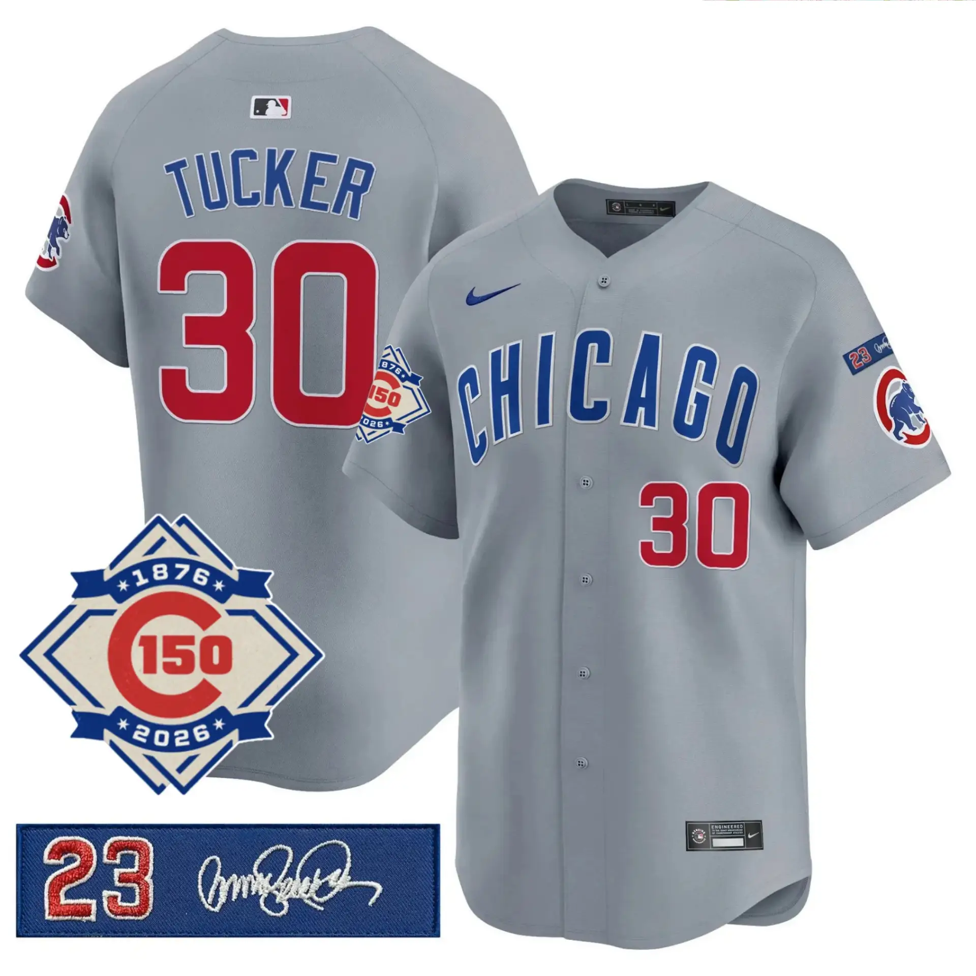 CHC Limited Jersey - 150th Anniversary & 'Ryno' Tribute Patch - All Stitched by Chicago Cubs