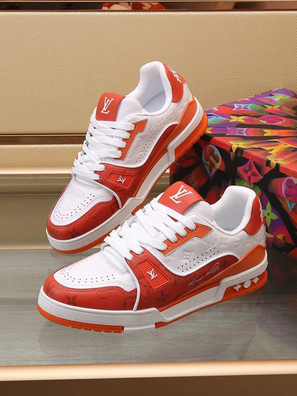 Luxury Trainer Sneakers Shoes #54 Signature Orange by Air Jordan