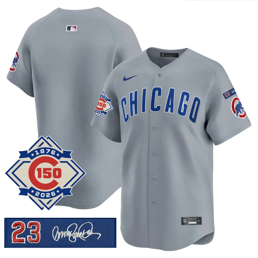 CHC Limited Jersey - 150th Anniversary & 'Ryno' Tribute Patch - All Stitched by Chicago Cubs