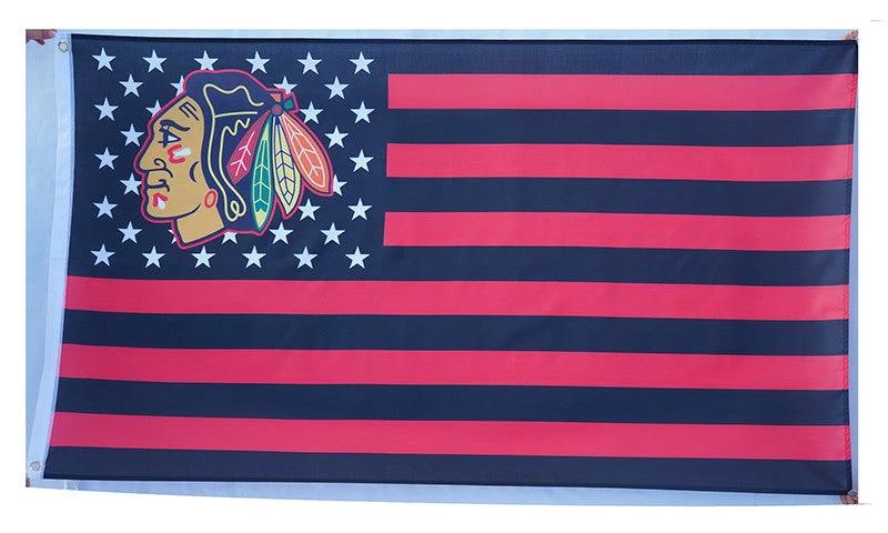 NHL Chicago Blackhawks Flag-3x5 Banner-100% polyester by flagsshop
