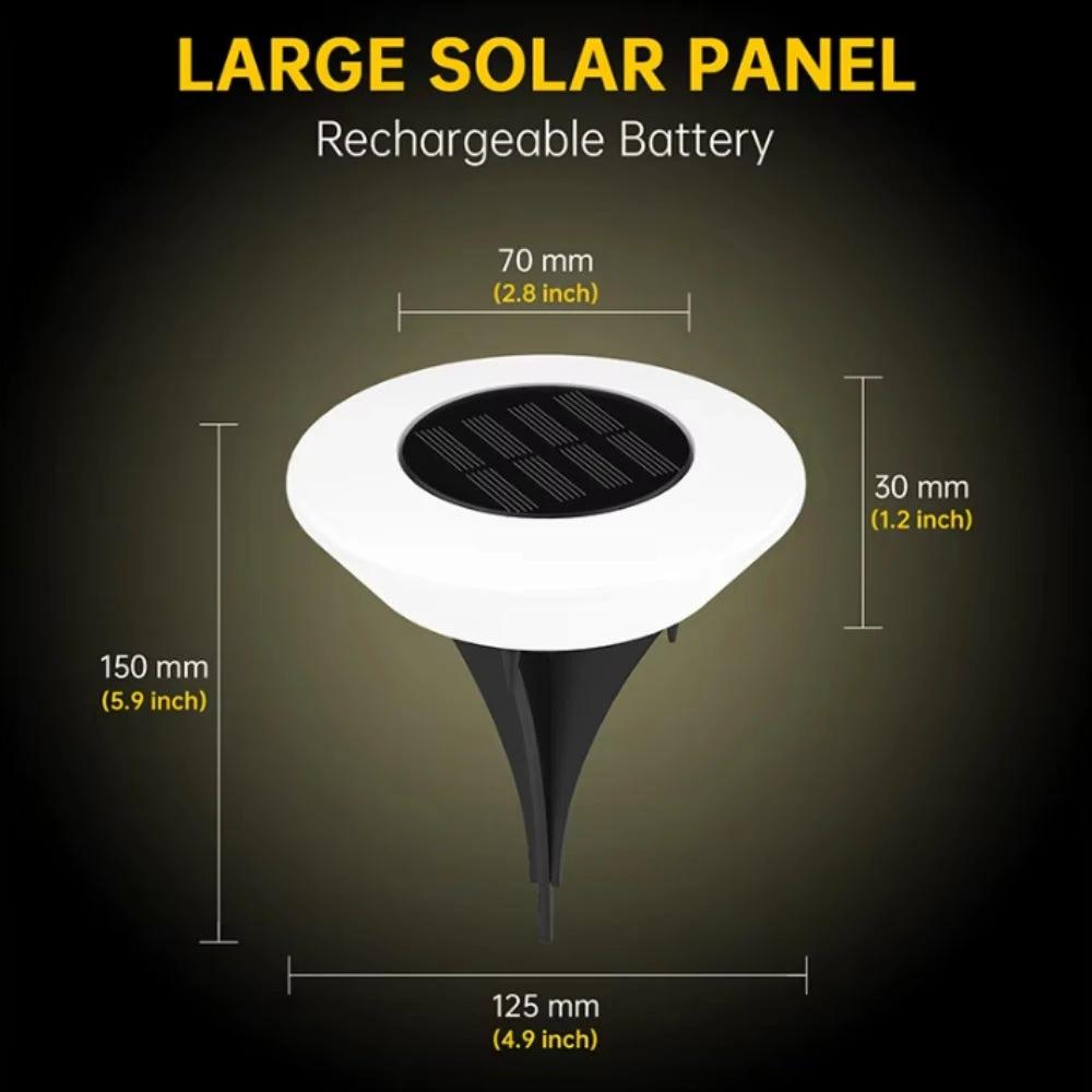 Solar LED outdoor pathway lights | 4 Pack by Casa & Beyond