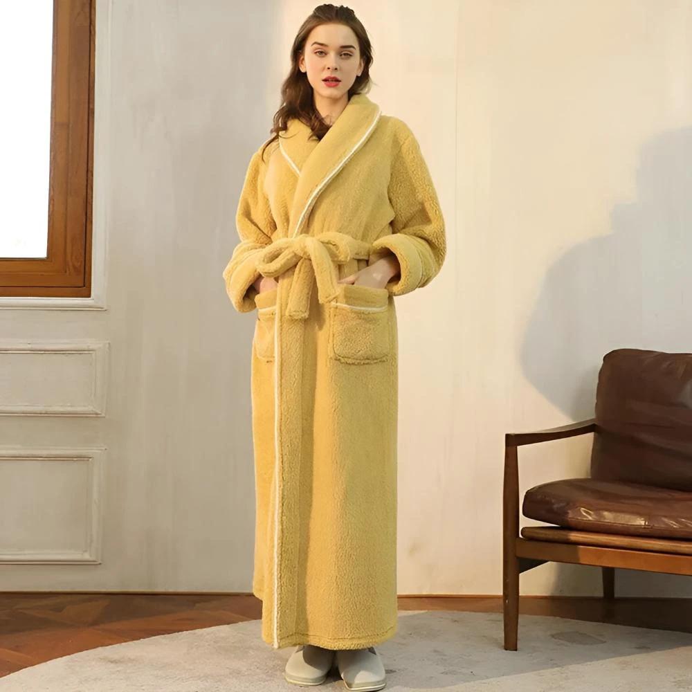 Sherpa Comfort Bathrobe by Casa & Beyond
