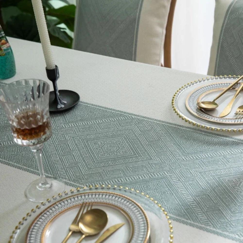 Glisstra Geometric Tassel Tablecloth by Casa & Beyond