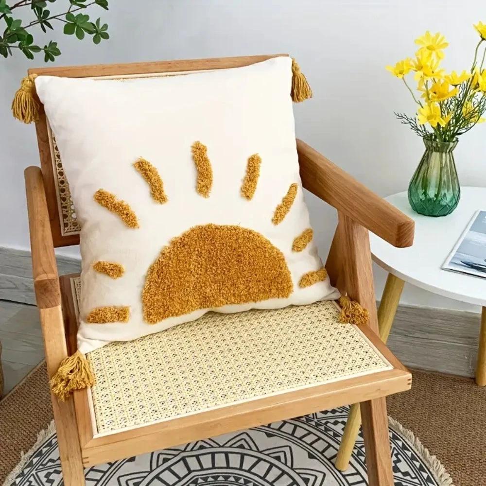 Sunrise Bliss Boho Cushion Cover by Casa & Beyond