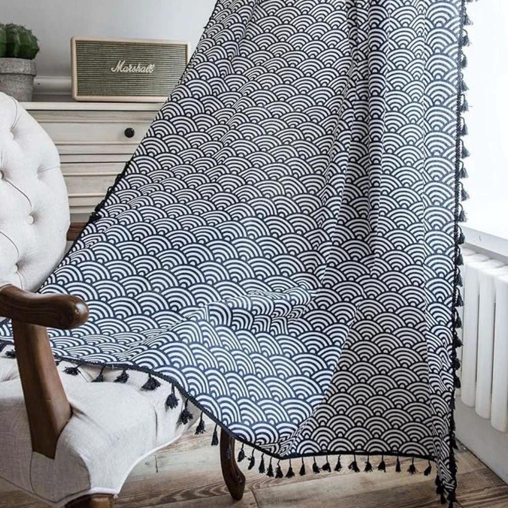 Tidal Scales Curtain by Casa & Beyond