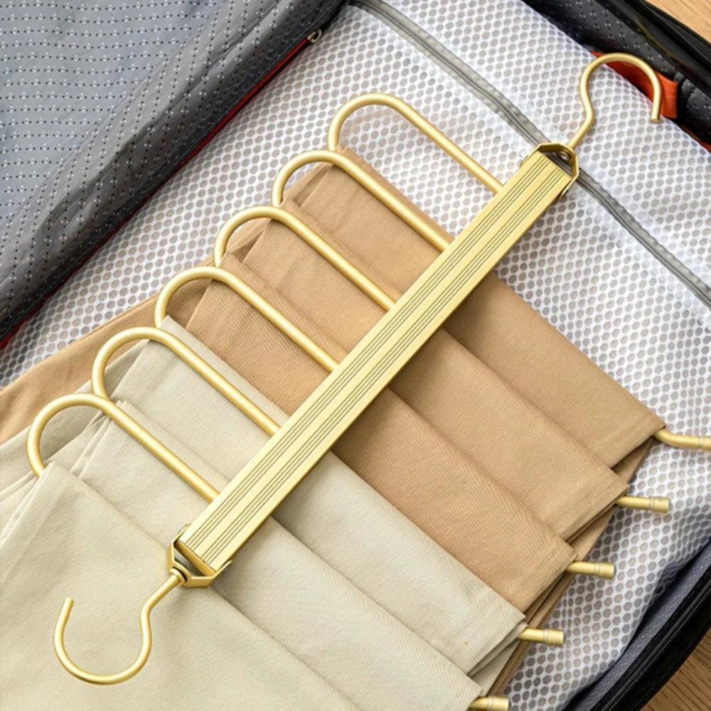 Regal Gold Space-Saving Trouser Hanger by Casa & Beyond
