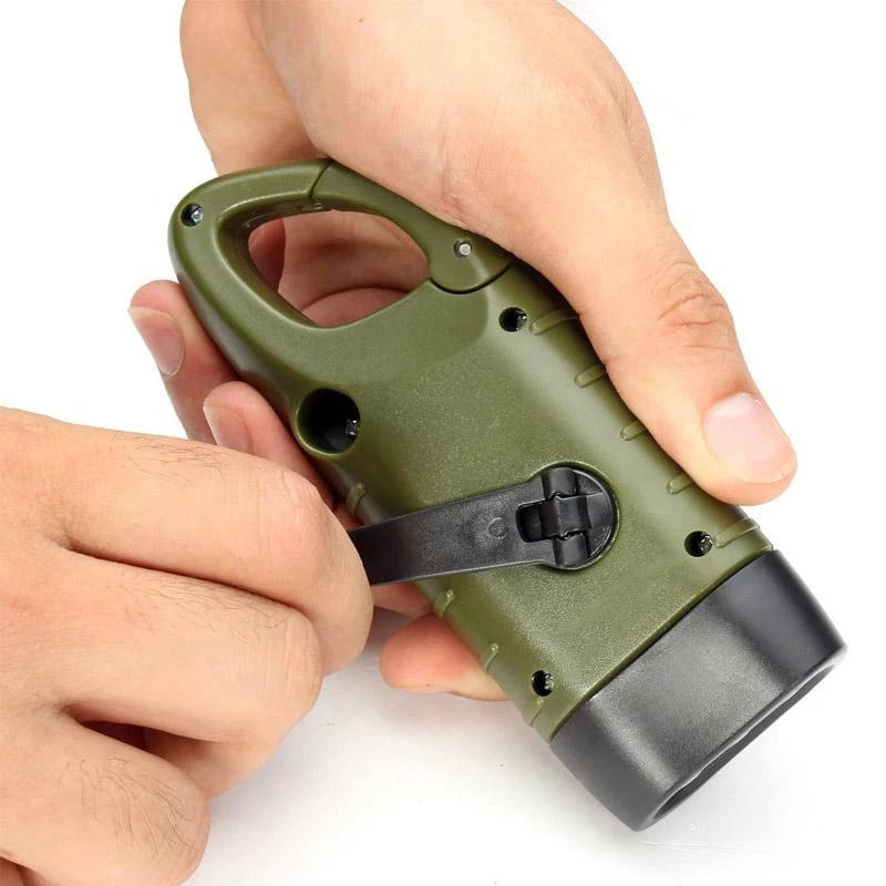 Rechargeable emergency flashlight for outdoor use by Bowlift