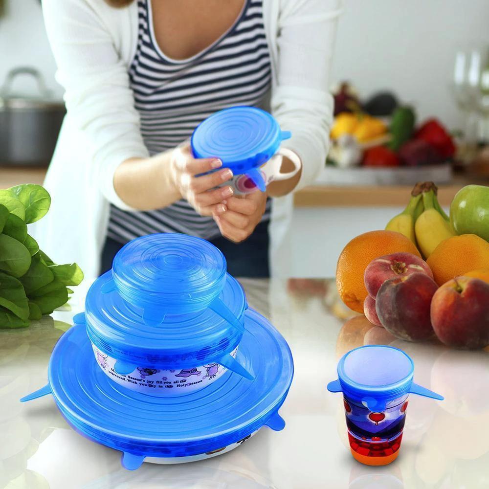 6-piece silicone bowl lid by Bowlift