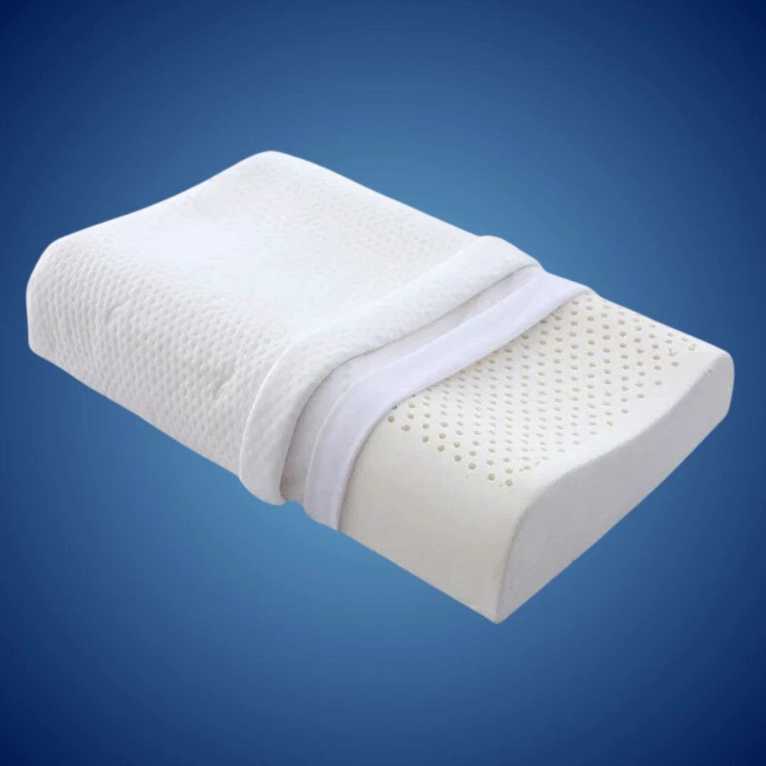 EcoNeck Comfort | 100% Natural Latex Orthopedic Pillow - for Neck Pain - Comfortable and Supportive Pillow - Better Sleep - Wellness Bowlift by Bowlift