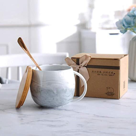 Marble Ceramic Mug by Bowlift
