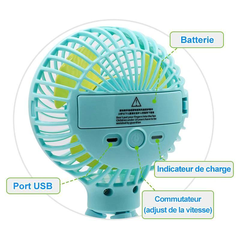 Ciaovie Mini portable deformable fan by Bowlift