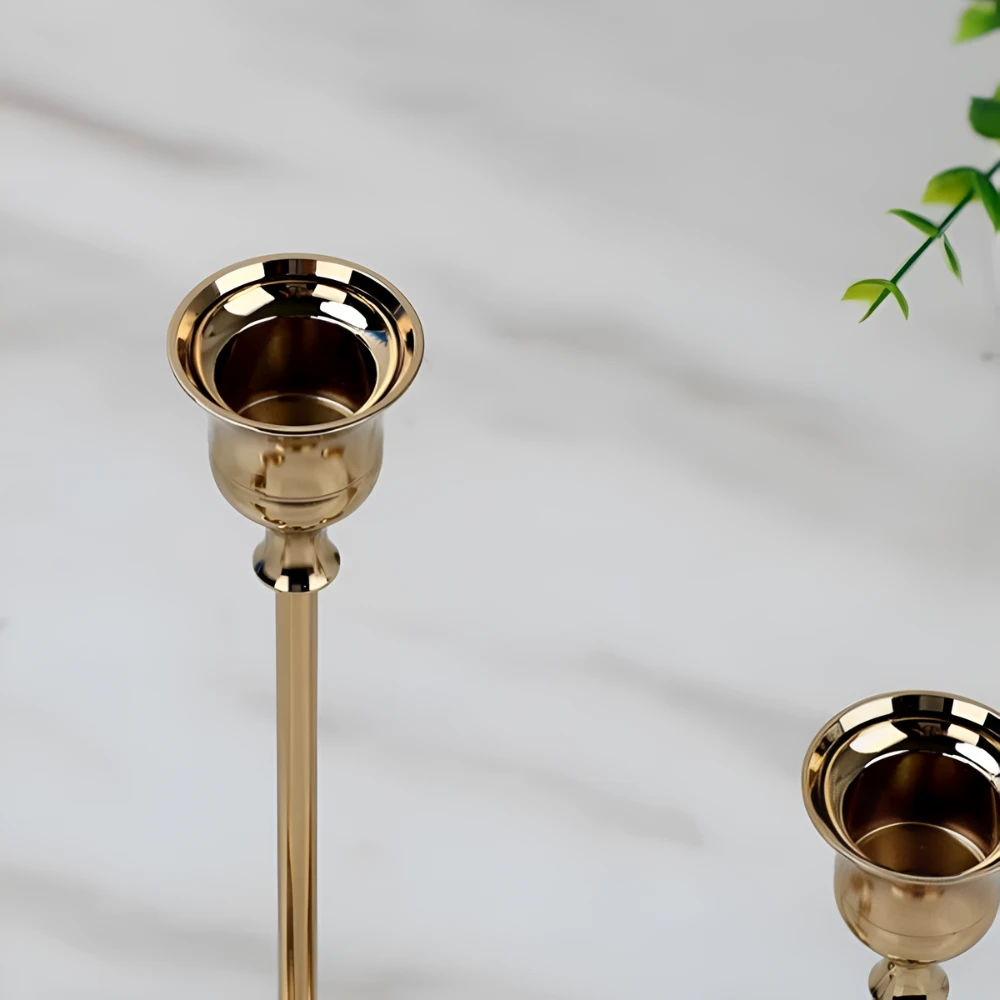 Vintage Style Candle Holder | 3Pcs Set by Casa & Beyond
