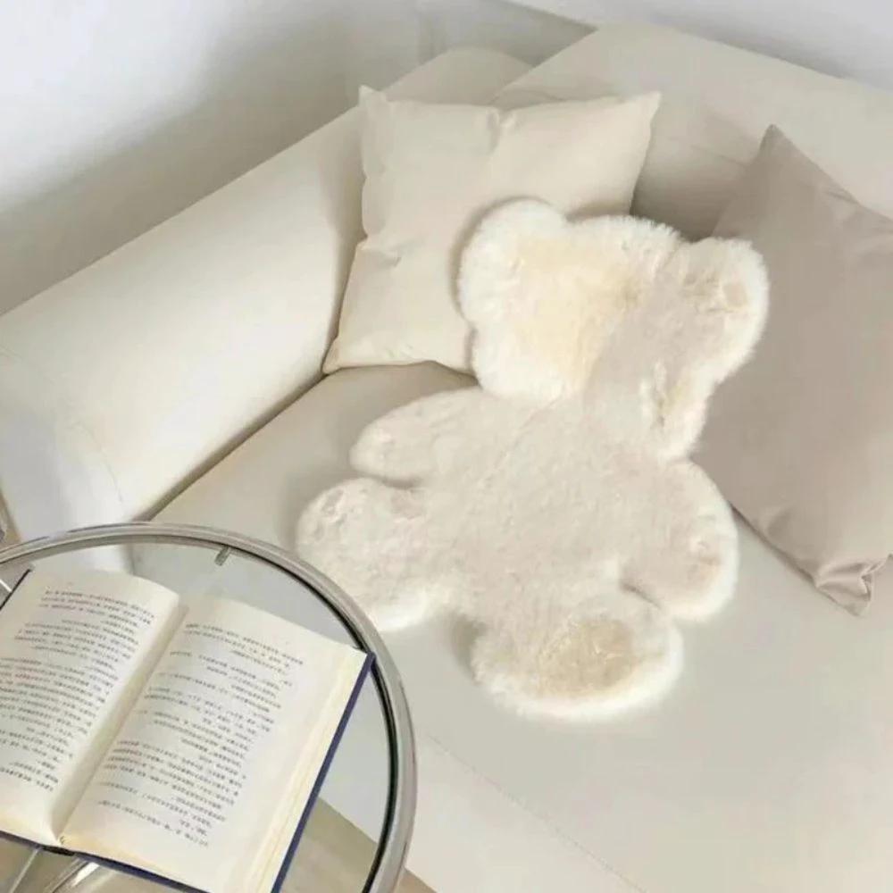 Fluffy Charm Teddy Bear Rug by Casa & Beyond