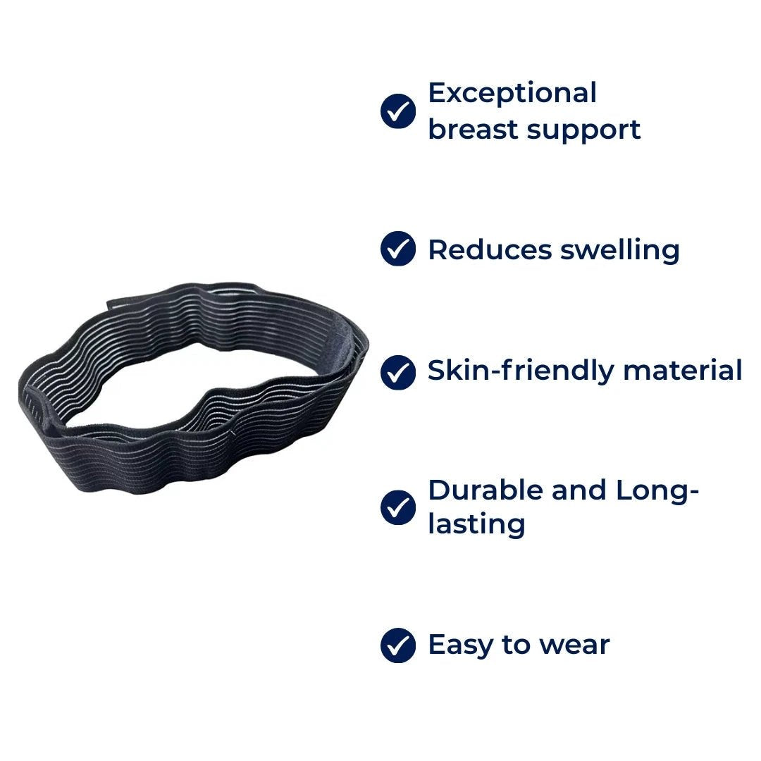 Breast Support – Reduces Swelling & Pain – Skin-Friendly & Adjustable Bowlift by Bowlift