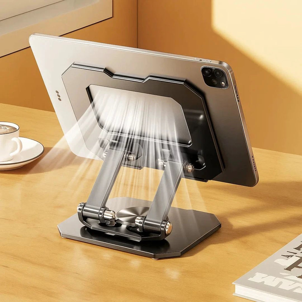 DeskEase | Adjustable Tablet Stand – Ergonomic Comfort – Foldable Anti‑Slip Design – Ideal for Work, Study, Travel & Video Calls Bowlift by Bowlift