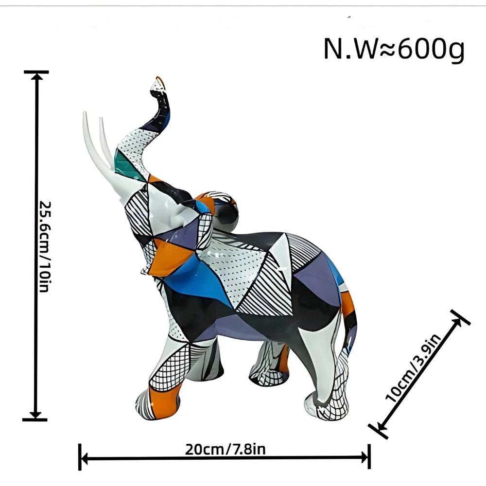 Luxury Abstract Elephant Figurine by Casa & Beyond