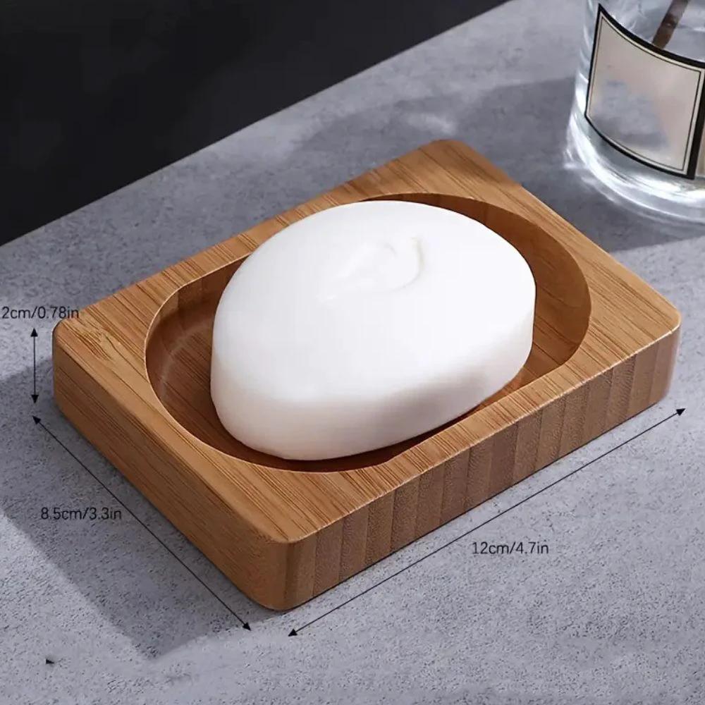 Natural Wooden Soap Dish by Casa & Beyond