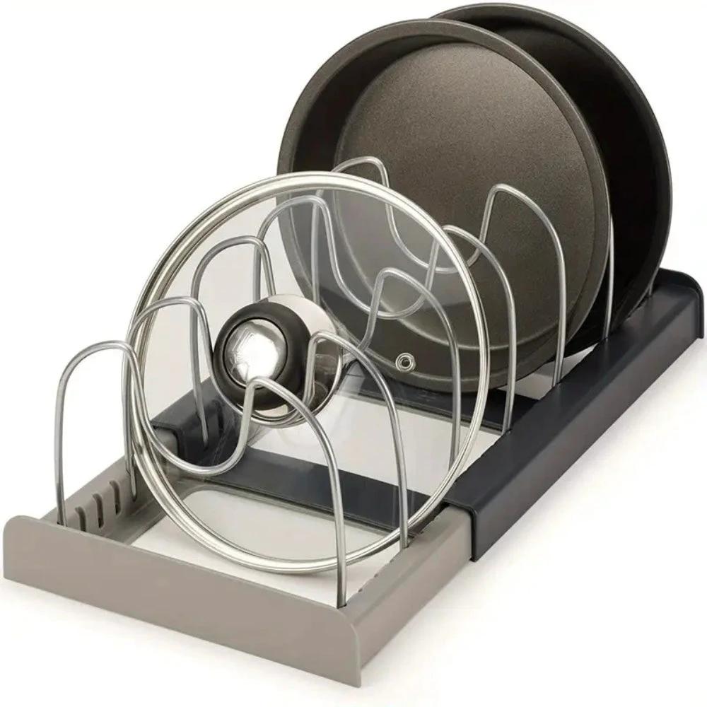 Expandable Pot and Pans Organizer Rack by Casa & Beyond