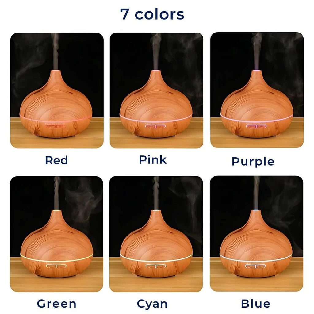 ZenAir Essential Oil Diffuser and Humidifier for Aromatherapy | Air Purification and Moisturised Comfort – Ideal for Wellness and Relaxation Bowlift by Bowlift