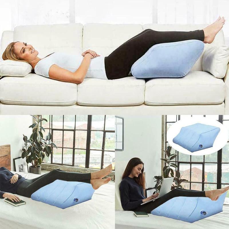 Portable inflatable leg cushion by Bowlift