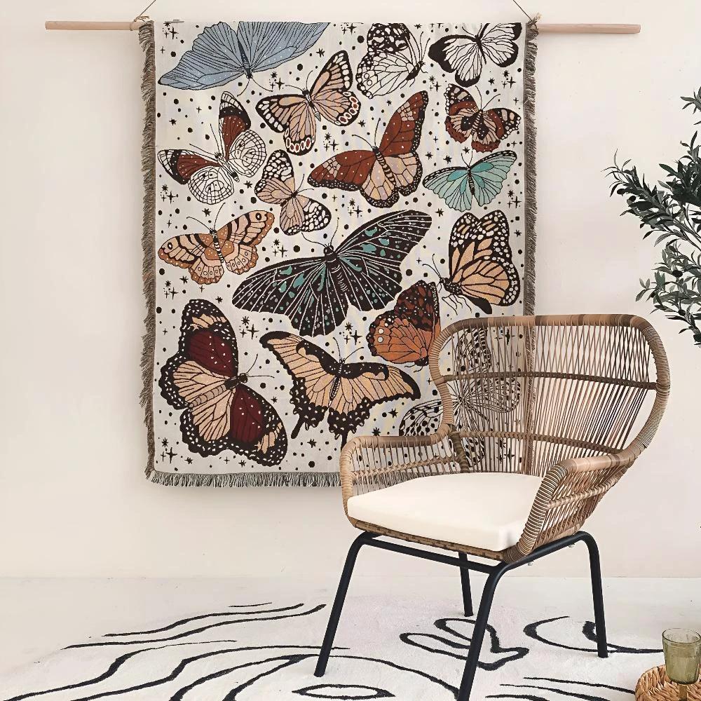 Butterfly Garden Blanket by Casa & Beyond